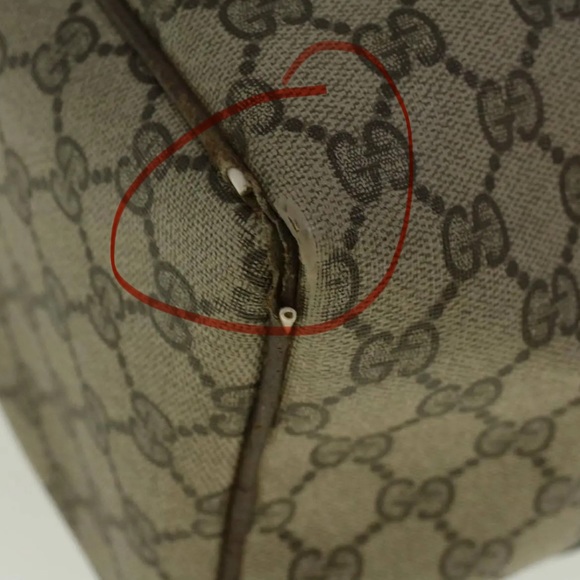 #7 Gucci GG Canvas Boston Bag Preloved Used - LIVE SHOW! - Picture 10 of 16